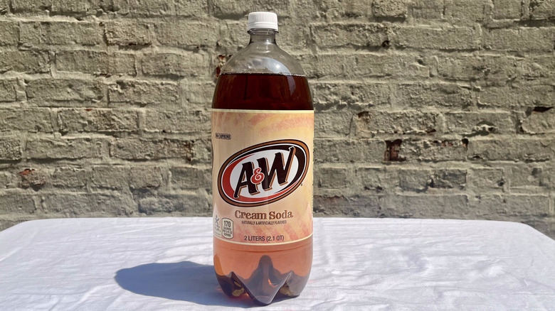 A&W Cream Soda bottle