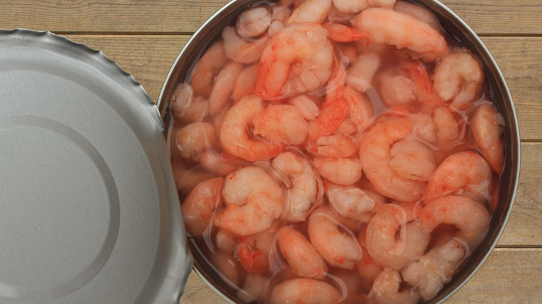 canned small cocktail shrimp