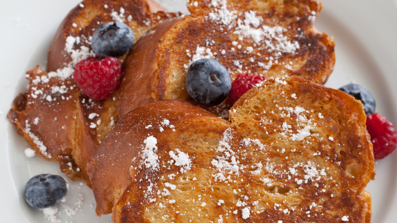 Plate of French toast