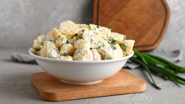 potato salad with mayonnaise