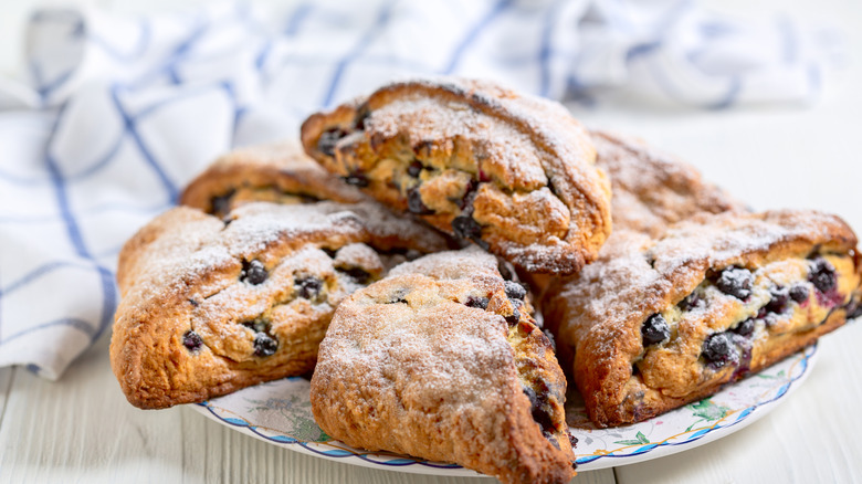 scones on a plate