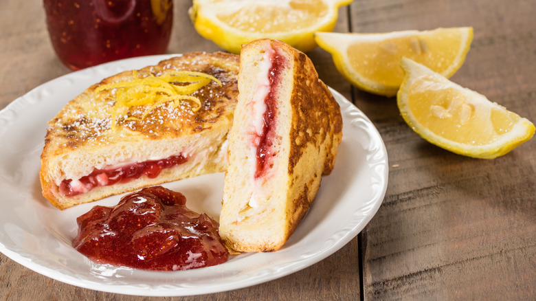 stuffed french toast lemon