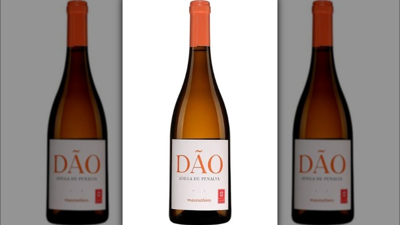 bottle of Dao orange wine