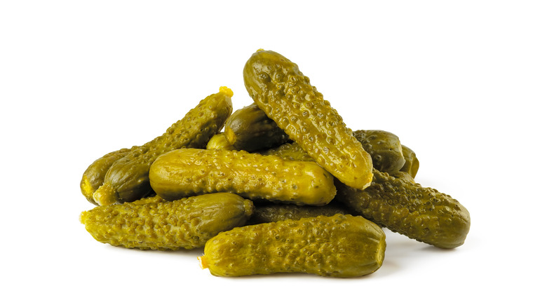 small pickled gherkins