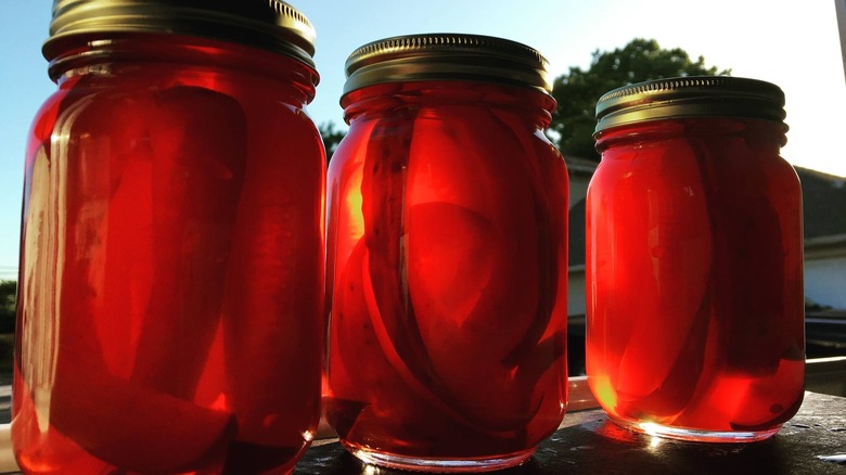 Red kool-aid pickles