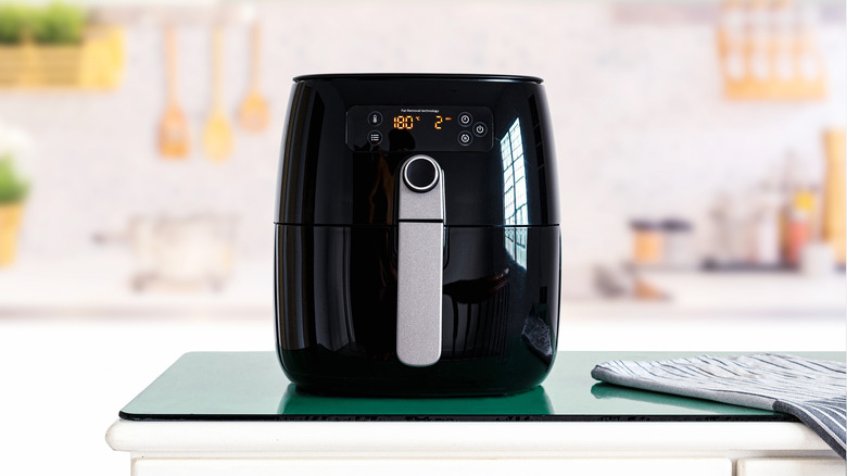 air fryer on counter