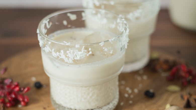 Coquito on table