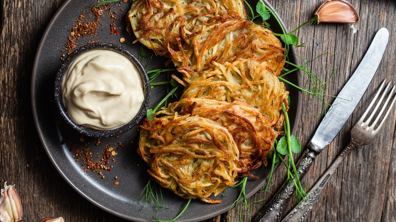 Belarusian draniki patties