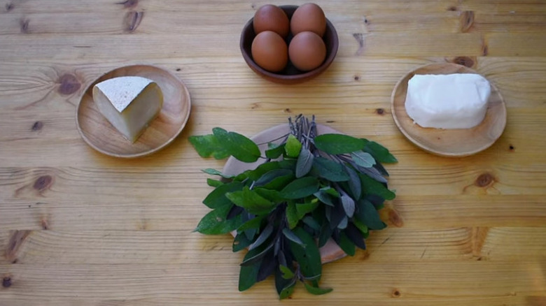 Salviata ingredients on table