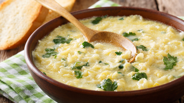 Bowl of Stracciatella alla Romana