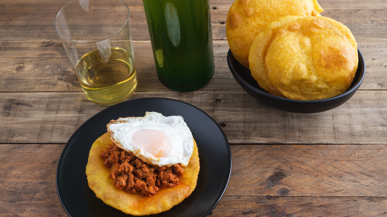 corn fritters from Asturias