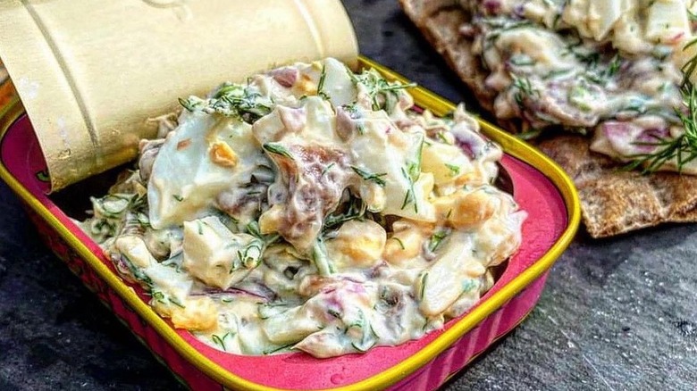 Swedish egg salad