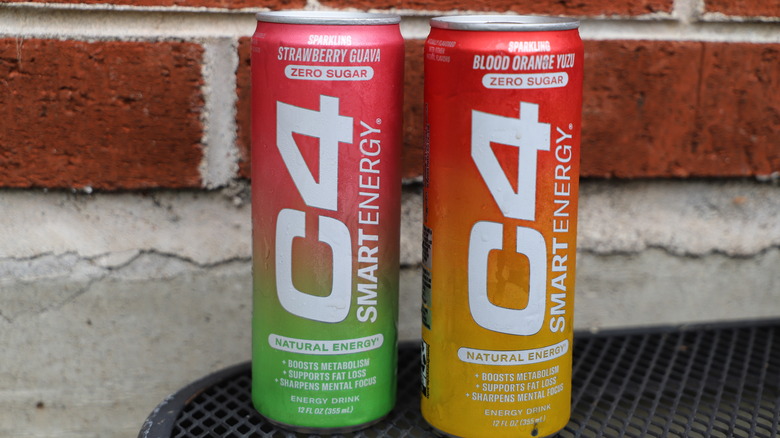 C4 cans side by side