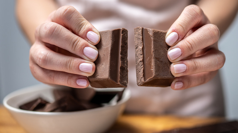 Cooking with chocolate