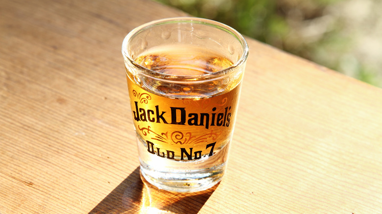 glass of Jack Daniel's