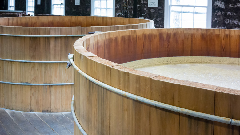 bourbon mash tanks