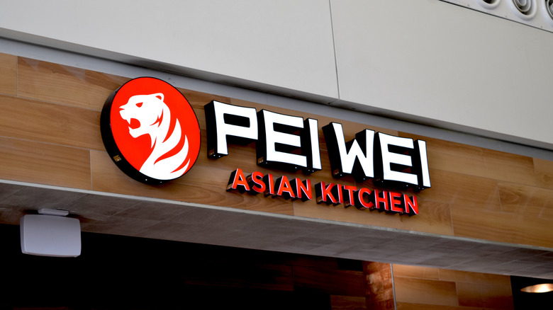 Pei Wei Asian Kitchen sign