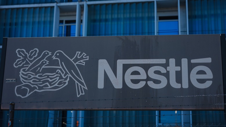Nestlé sign in Basel