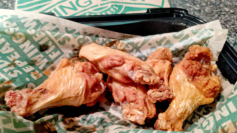 Wingstop fried chicken wings