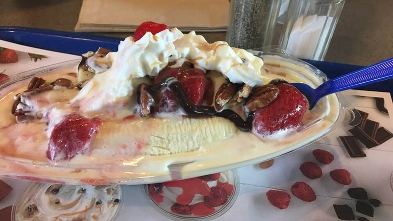 Culver's banana split