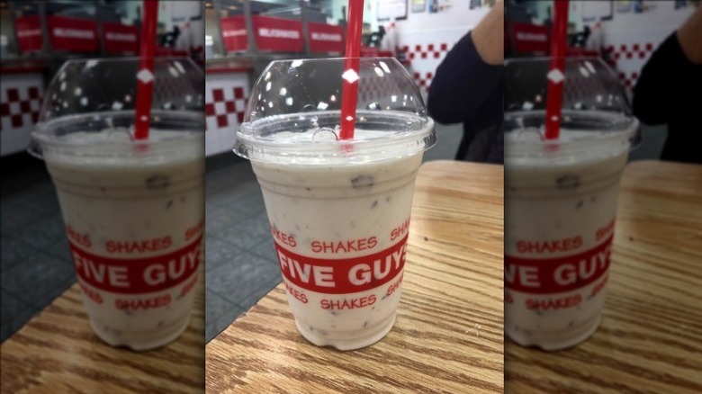 Five Guys Bacon Milkshake