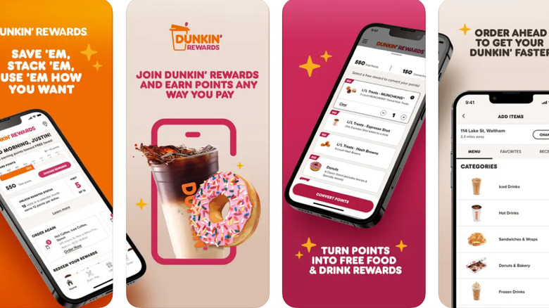 The Dunkin' app