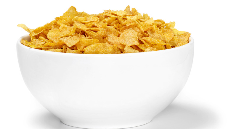 Bowl of corn flakes