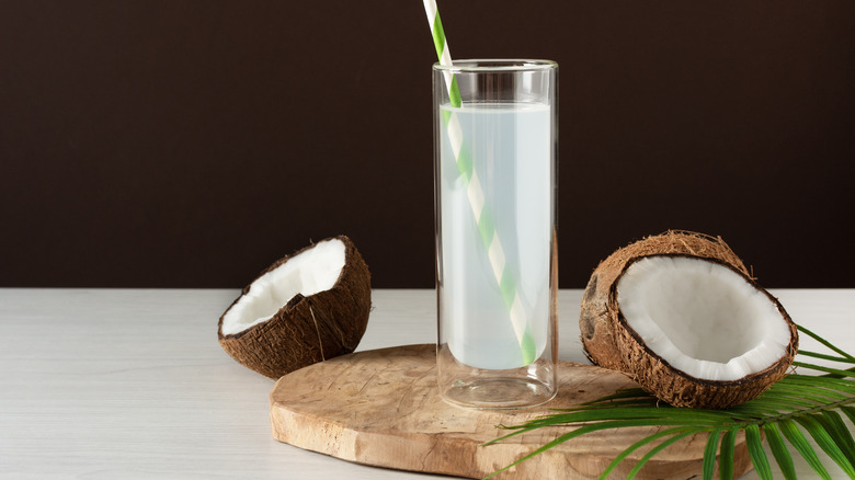 Natural coconut water