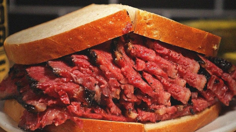 pastrami sandwich at Katz's