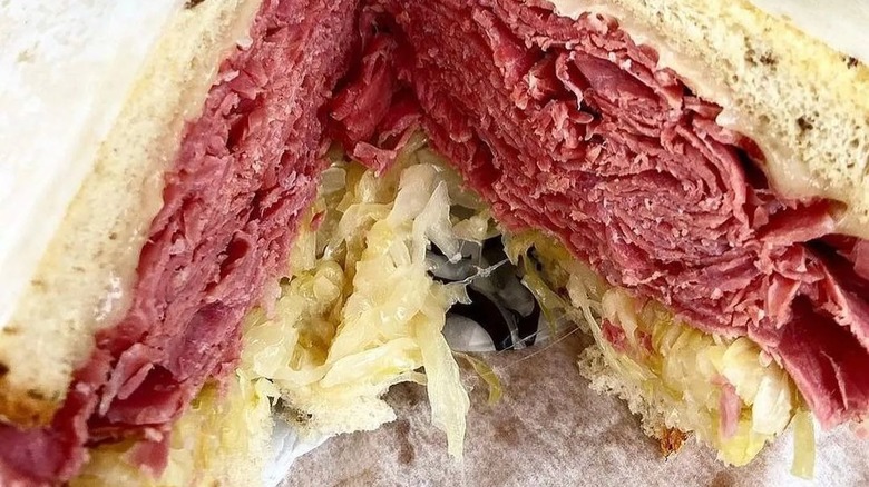 pastrami sandwich at Slyman's