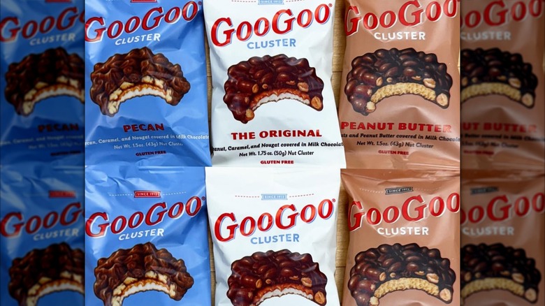 Three different types of Goo Goo Clusters in wrappers