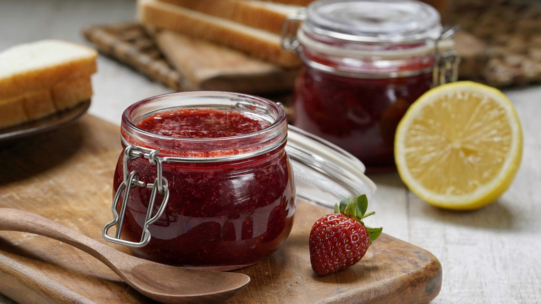 A jar of jam