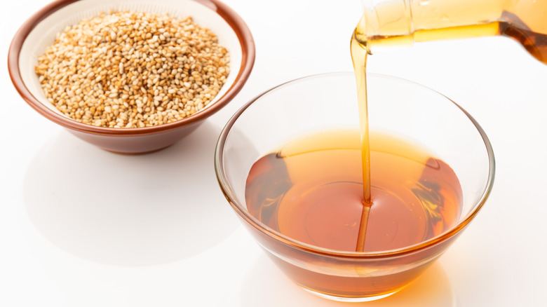 sesame oil and seeds