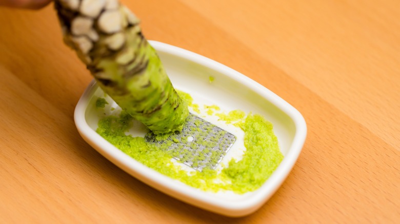 grated real wasabi