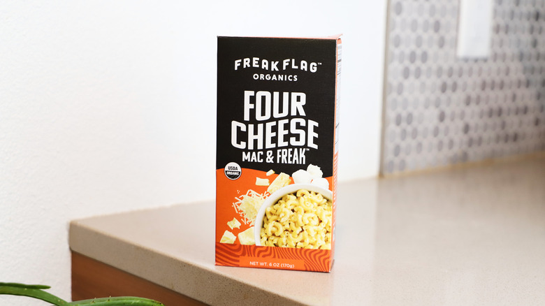 Freak Flag mac and cheese on counter 