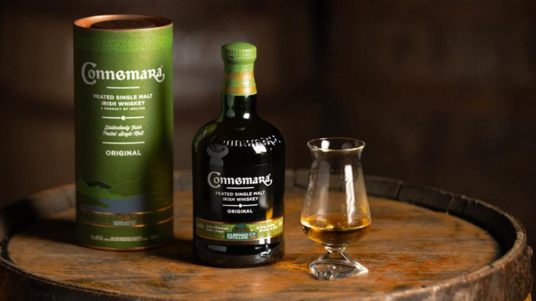 Bottle and snifter of Connemara