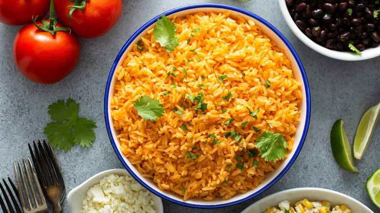 Bowl of Mexican rice