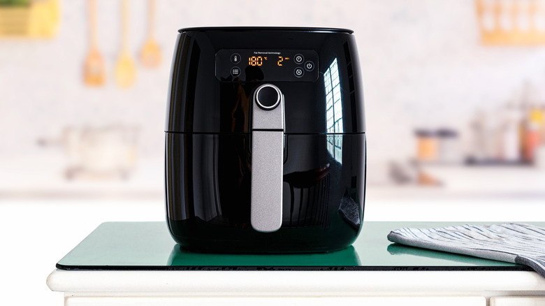 air fryer on countertop