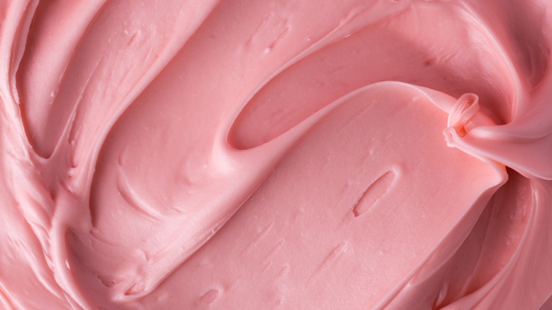 pink frosting