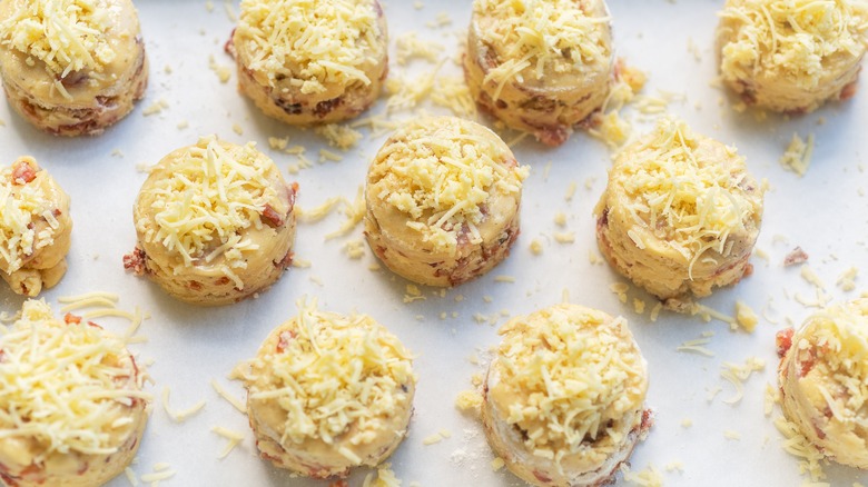 Bacon and cheese scones