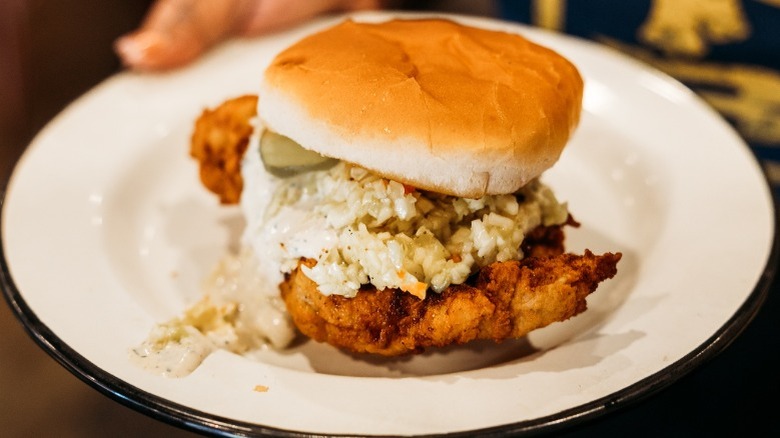 Sweet Tea Fried Chicken Sandwich 