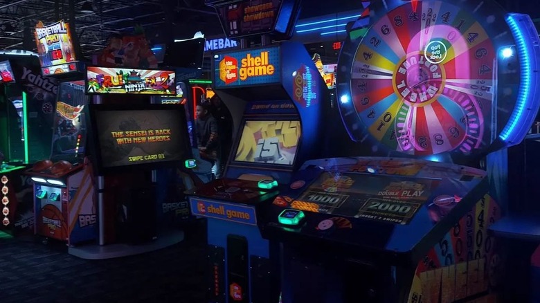 multiple arcade games