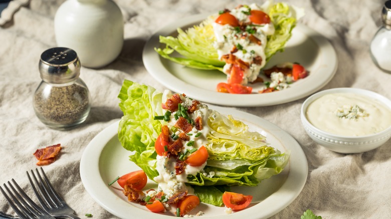 two wedge salads