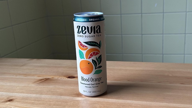 Zevia canned tea