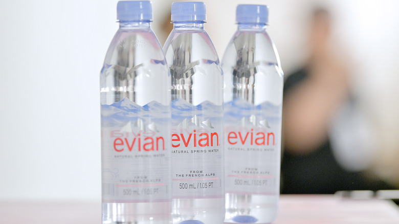 Evian water