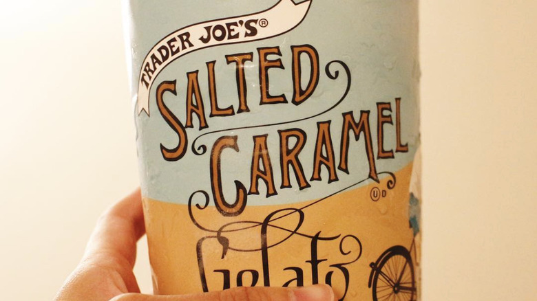 trader joes salted caramel gelato