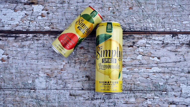 Cans of Simply Spiked