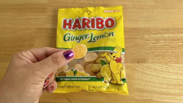 Haribo Ginger Lemon gummy