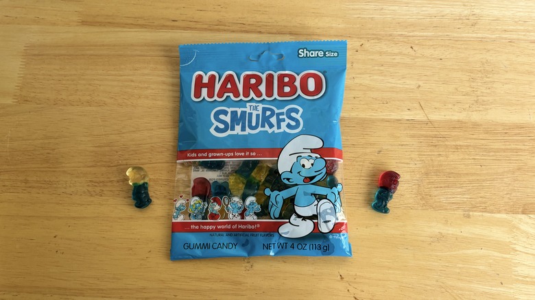 Haribo Smurfs gummies