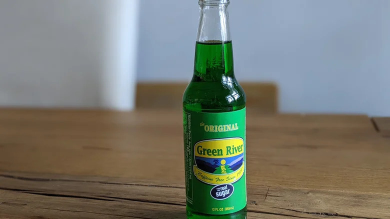 Green River soda bottle